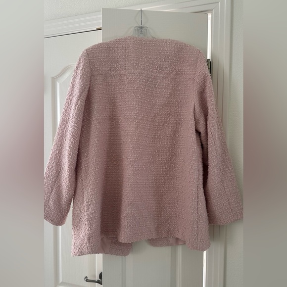 H&M Pink Boucle Jacket L - Picture 7 of 7